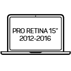 MacBook Pro Retina 15'' 2012-2016